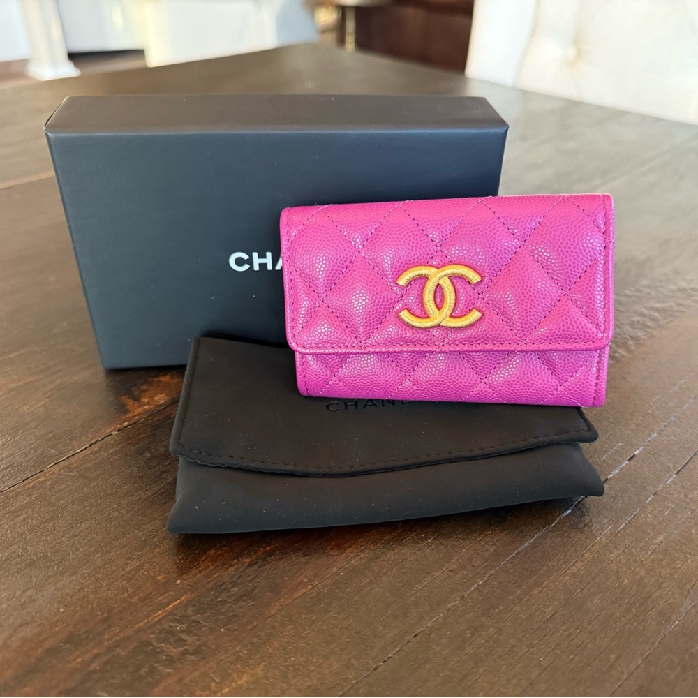 Chanel Card Holder in Caviar Leather
